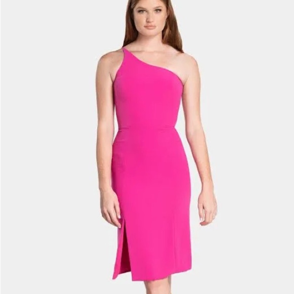 DRESS THE POPULATION ALEXANDRA ONE SHOULDER DRESS ❤️NWT❤️IN STORES❤️